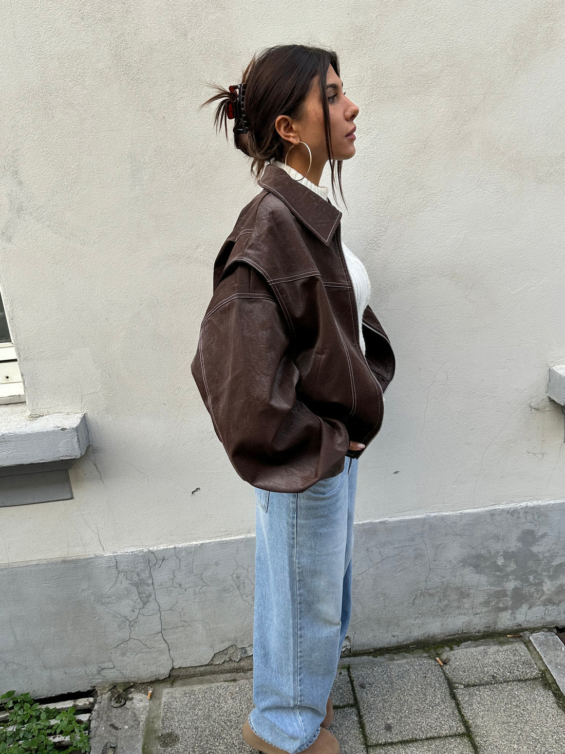 FAYE | OVERSIZED CONTRAST JACKET